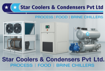 STAR COOLERS  CONDENSERS – Industrial  Food Process Chillers